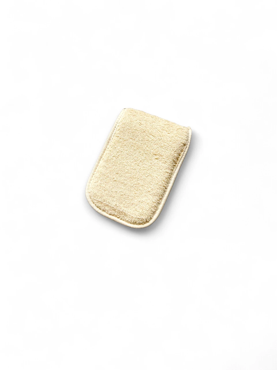 Baumwoll-Handeinschub der Luffa-Peelinghandschuh Rückseite